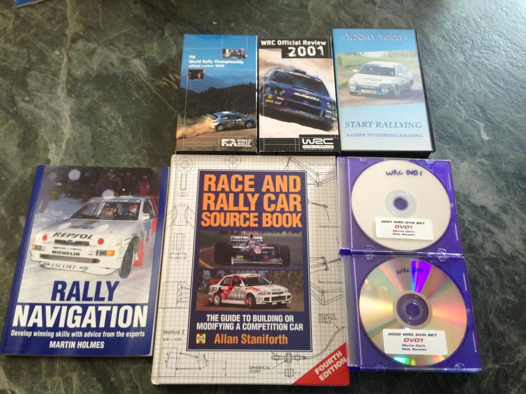FS Rally Books and videos, for the cost of shipping